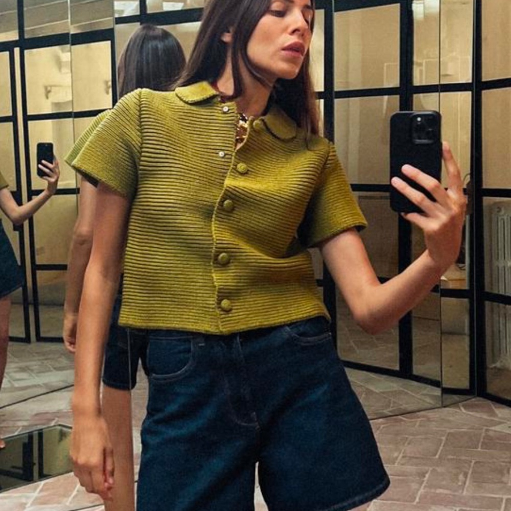 ZARA CHUNKY KNIT CARDIGAN NWT